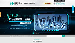 東莞市磁豐電子營(yíng)銷型網(wǎng)站建設(shè)案例